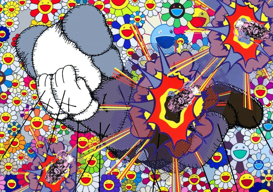 Death Nyc K Bomb Flower Kaws X Murakami