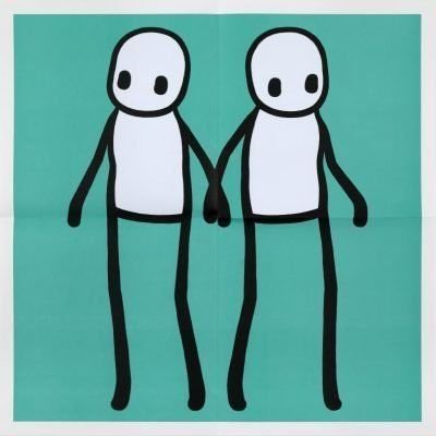 STIK - HOLDING HANDS - TEAL (1 of 4)