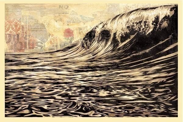 SHEPARD FAIREY - DARK WAVE (1 of 3)