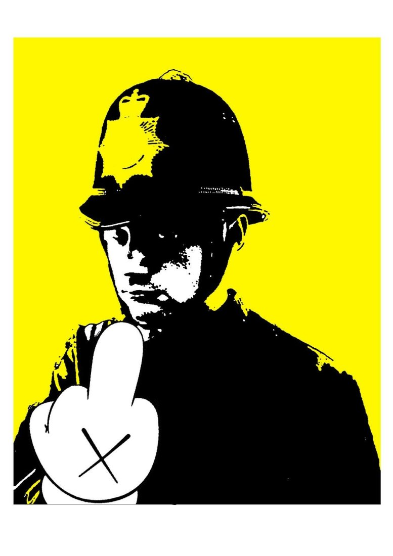 ベアブリック1000% RIOT COP BRANDALISM banksy Banksy Riot Cop 1000% Bearbrick by Medicom Toy | eBay