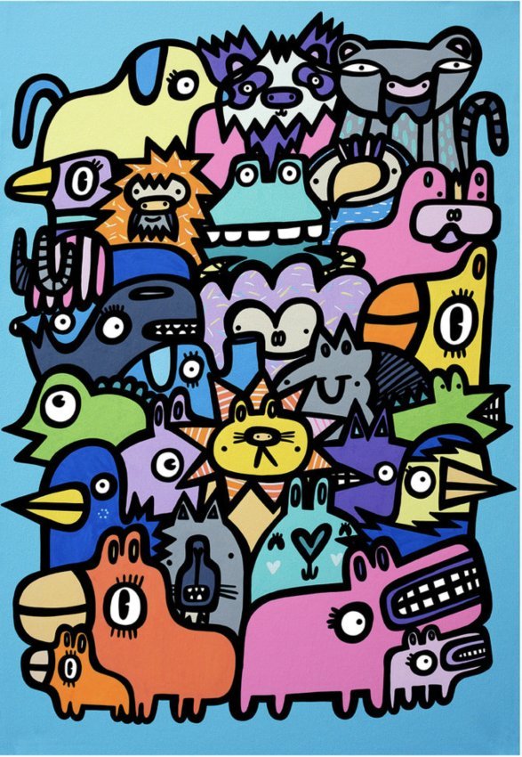 KEV MUNDAY- THE MARCH: Artist: Kev Munday Title: The March Limited edition giclee print on 350 GSM silk paper. Paper size: A2 (420 x 594 mm) Limited Edition of 50. This item is unframed. About The Artist Kev Munday creates