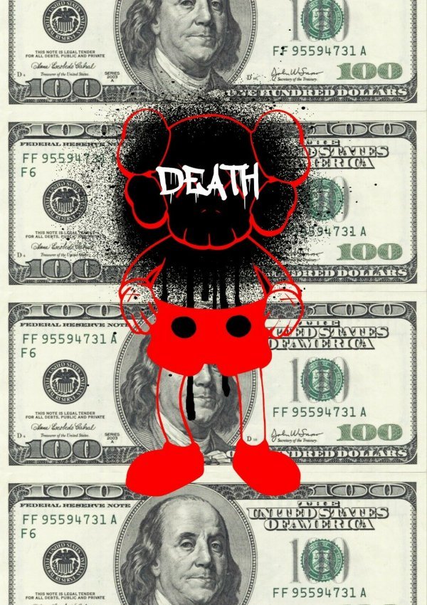 DEATH NYC - 100 XX - KAWS (1 of 4)