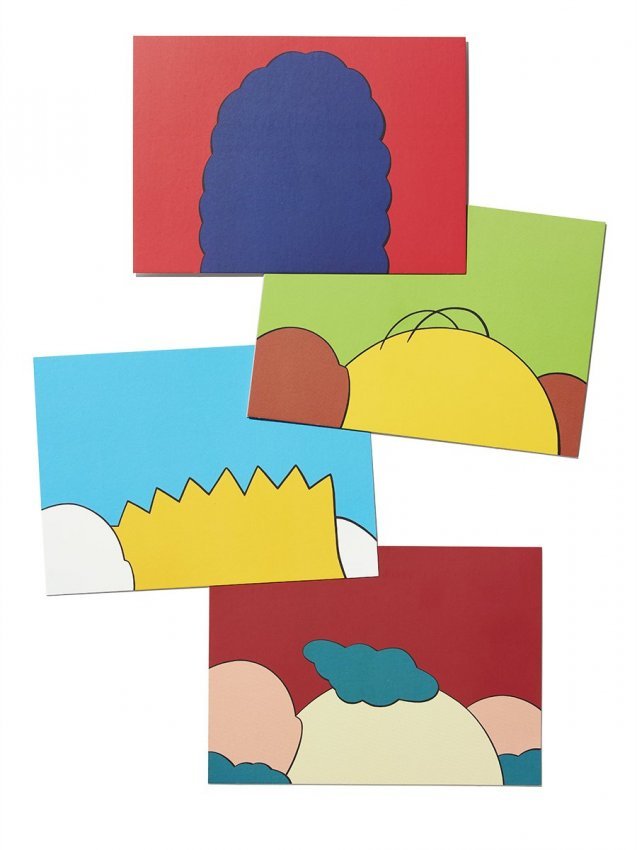 KAWS - KIMPSONS - POSTCARD SET OF 4 (1 of 5)