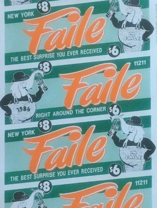 FAILE - AROUND THE CORNER - PASTER POSTER: Faile- Paster Poster Around The Corner Open Edition Screen Print. Deadstock. Made for the 2011 Show - A Decade of Prints and Originals. Shows wear consistent with cheap paster posters. FAILE (Pronounc