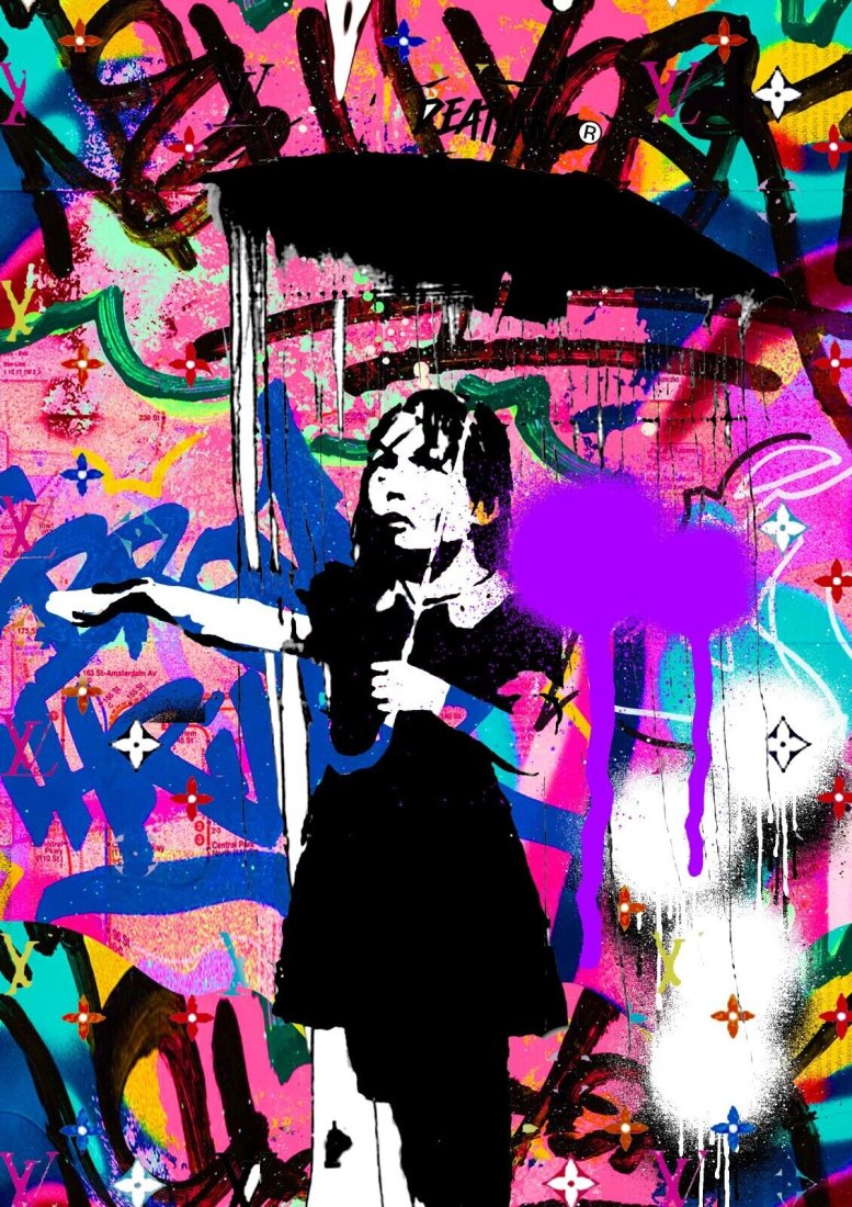 DEATH NYC - DEATH MA 722 - BANKSY: DEATH NYC - DEATH MA 722 - BANKSY Size: 45cm x 32cm Edition of 100 The art print is hand signed and dated by DEATH NYC Paper: Fine art 300 gsm paper Print is Blind Stamped and Comes With Certificate o