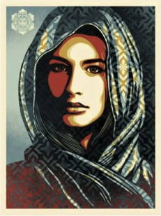 SHEPARD FAIREY - UNIVERSAL DIGNITY: Artist: Shepard Fairey Title: Universal Dignity Screen print on thick cream Speckletone paper. Hand signed and numbered. Edition of 600. 18 x 24 Inches. Year: 2022 About the Artwork: The Universal Dig