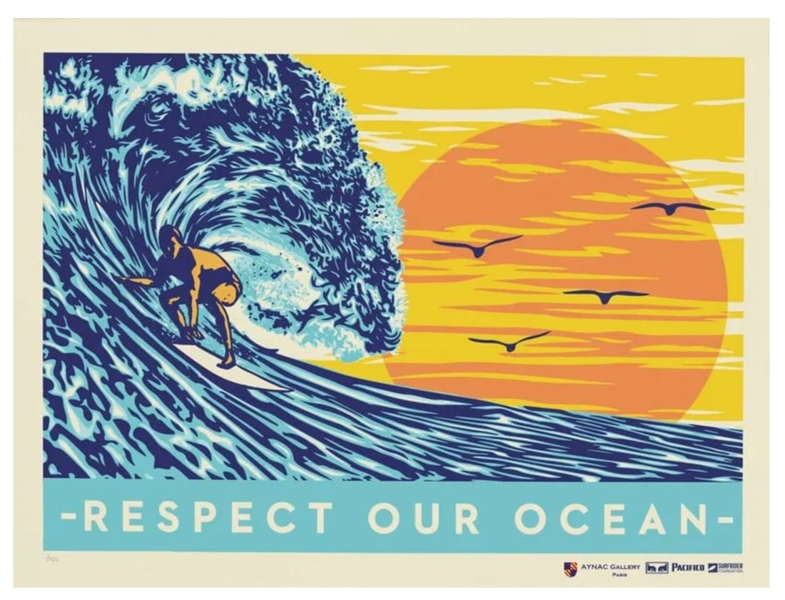 SHEPARD FAIREY - RESPECT OUR OCEAN (1 of 1)