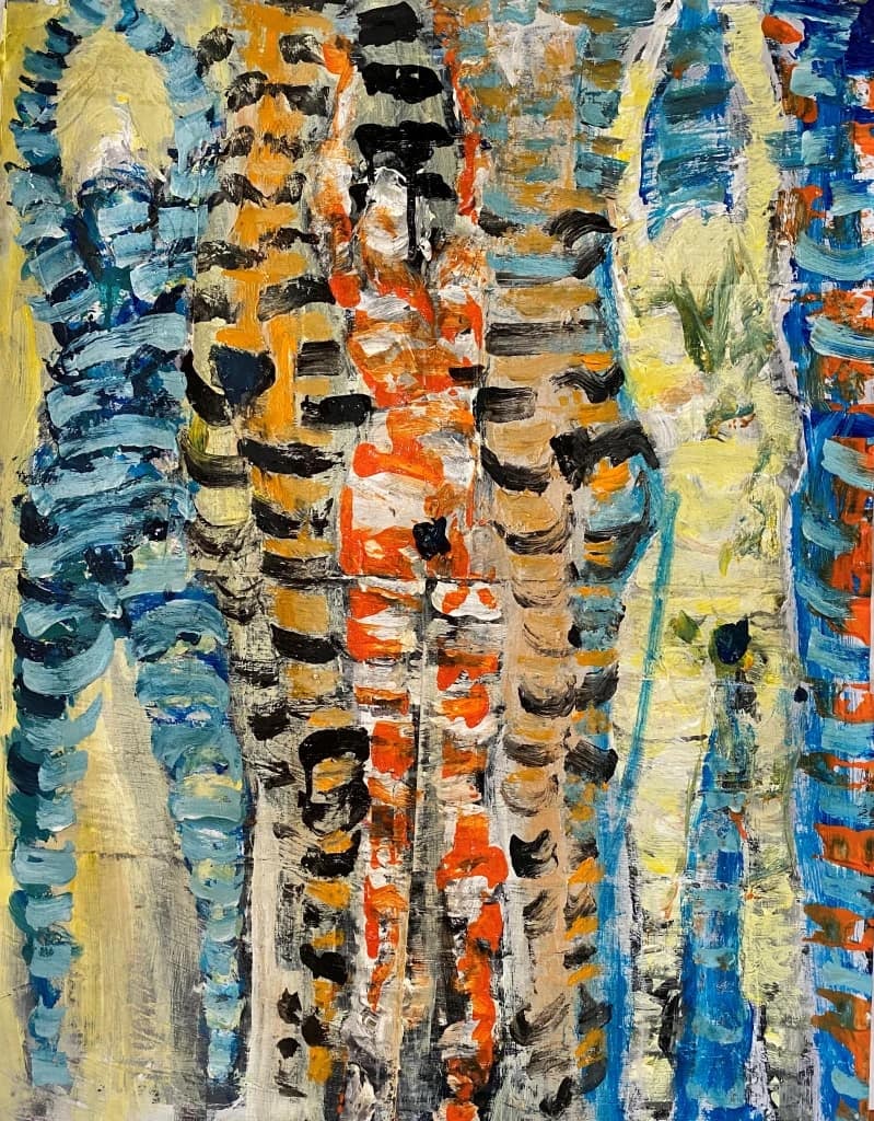 David Delaney - Dancers - ORIGINAL CANVAS (1 of 1)