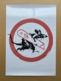 BANKSY - CUT & RUN - OFFICIAL EXHIBIT POSTER