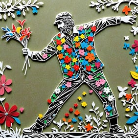 CON ARTIST - A VICTORIAN BANKSY THROWER - RARE AP