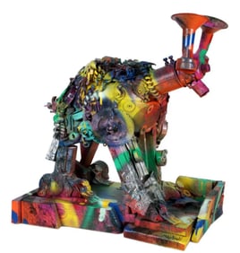 KENNY IRWIN JR - GRAFFITI BOT - ORIGINAL LARGE SCULPTURE