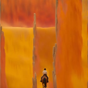 EL RODEO - NEAR THE TALL CACTUS - RARE AP