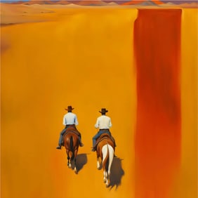 EL RODEO - RED LINE RIDE - XL CANVAS