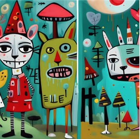 FRIENDS LIKE MINE - A TEA PARTY - CANVAS