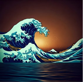 JOE SHIPLEY - THE GREATEST WAVE - ORIGINAL XXL CANVAS