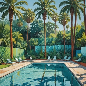 THE COLLECTIVE - A HOCKNEY PALM SPRINGS #2 - RARE AP