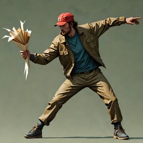 CON ARTIST - BANKDY HIPSTER THROWER - XL CANVAS