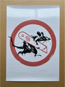 BANKSY - CUT & RUN - OFFICIAL EXHIBIT POSTER