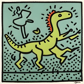 SIENA PADRE - DINO KEITH HARING - RARE AP