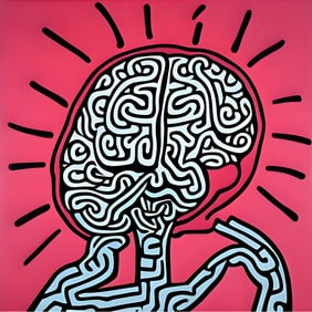 SIENA PADRE - KEITH HARING INSPIRES ME - CANVAS