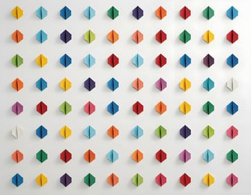 CON ARTIST - ORIGAMI HIRST - XXL CANVAS