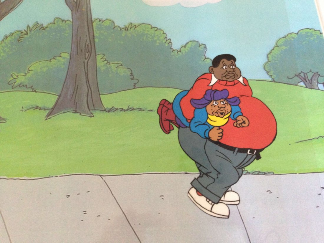 Original Fat Albert Animation Cel: An Animation Cel from the Hit Saturday morning show Fat Albert.