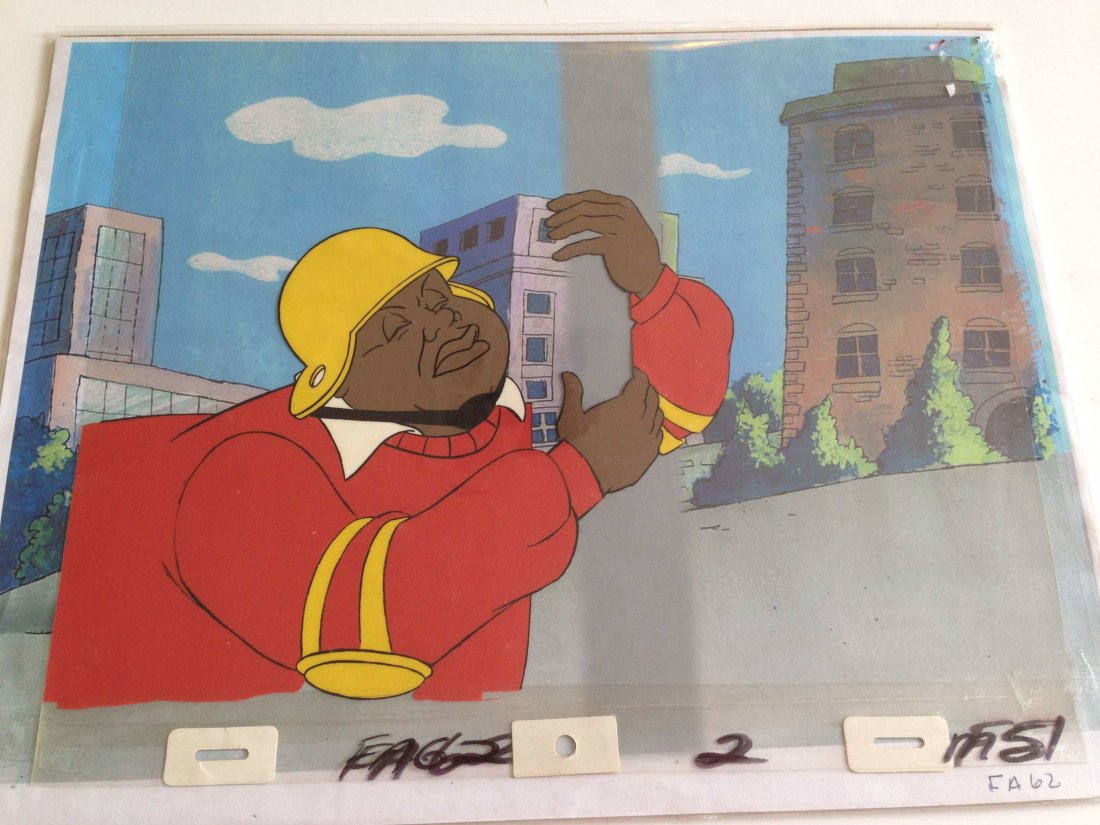 Fat Albert Original Animation Cel: An Original Animation Cel from Fat Albert.