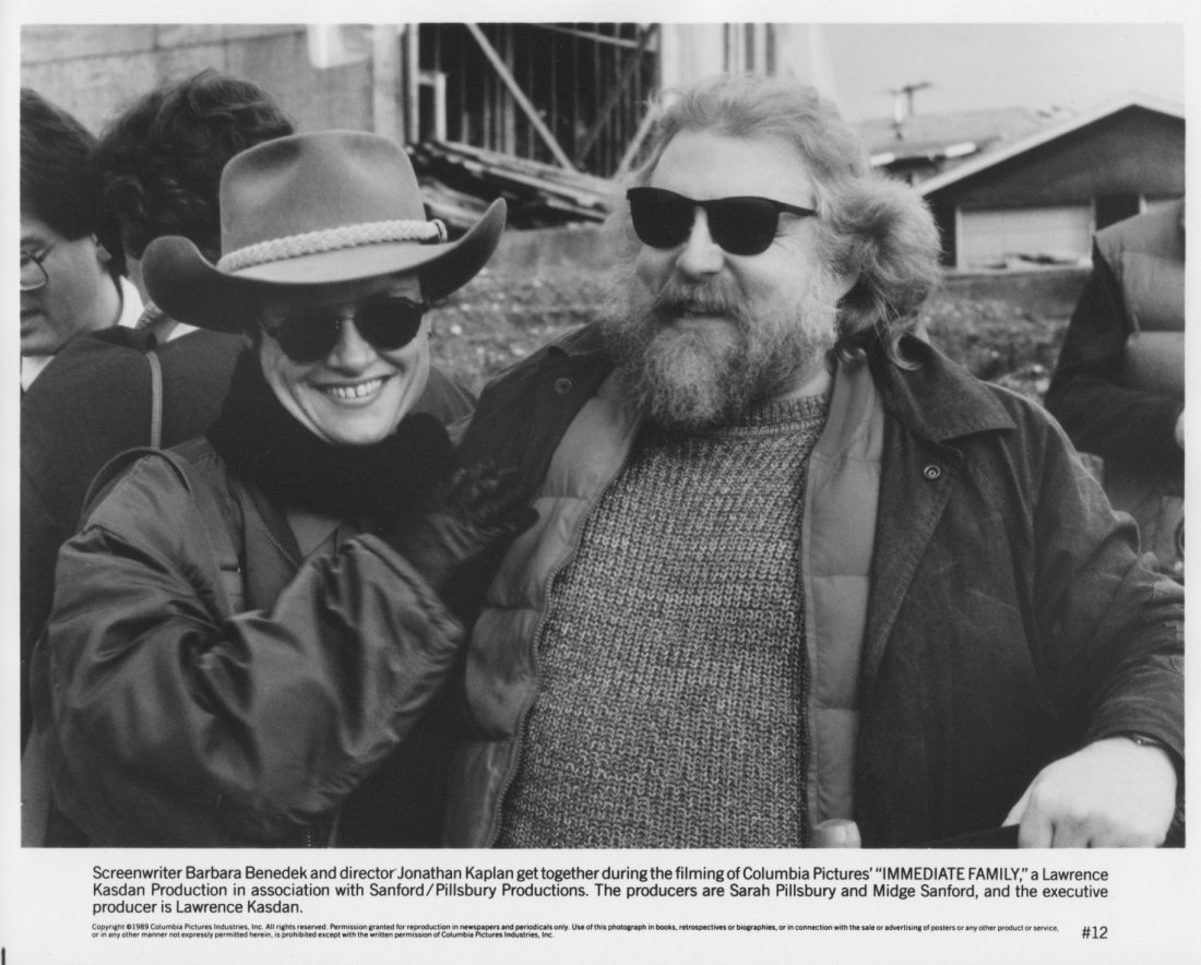Production Stills from Immediate Family: (12) black and white production stills from Immediate Family (1989). Starring Glenn Close, James Woods, Mary Stuart Masterson