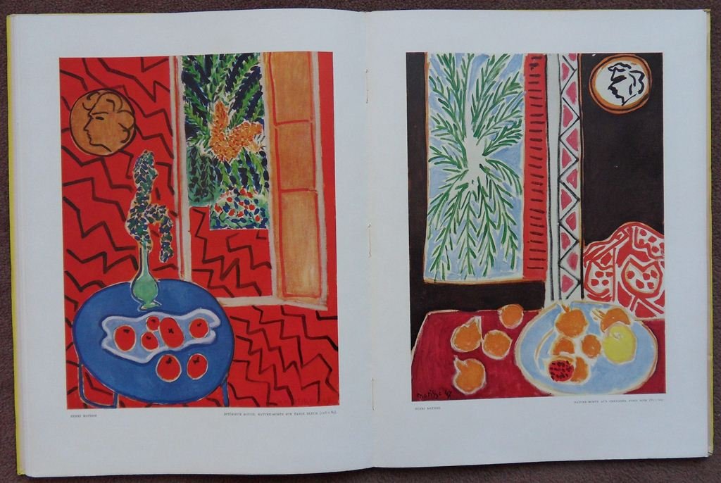 VERVE 21/22 - 62 plates by MATISSE # 1944: Original frontispiece lithograph, and jacket art designed by Henri Matisse for this issue of Verve, the renown French quarterly review of arts and letters. This monograph of Matisse is also complete w