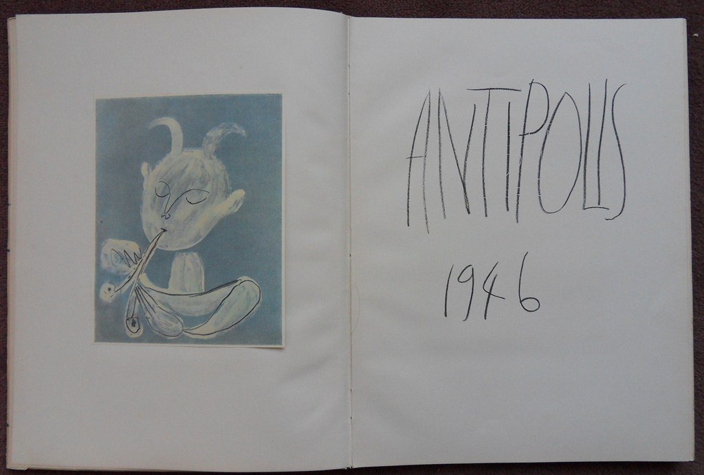 VERVE 19/20 PICASSO + VERVE 8 MATIISE & BONNARD: 2 Issues of the Review Verve - VERVE n°8 (1944), cover original lithograph by MATISSE, also includes a double page original lithograph by BONNARD. Good condition unless small deffects to the edges of