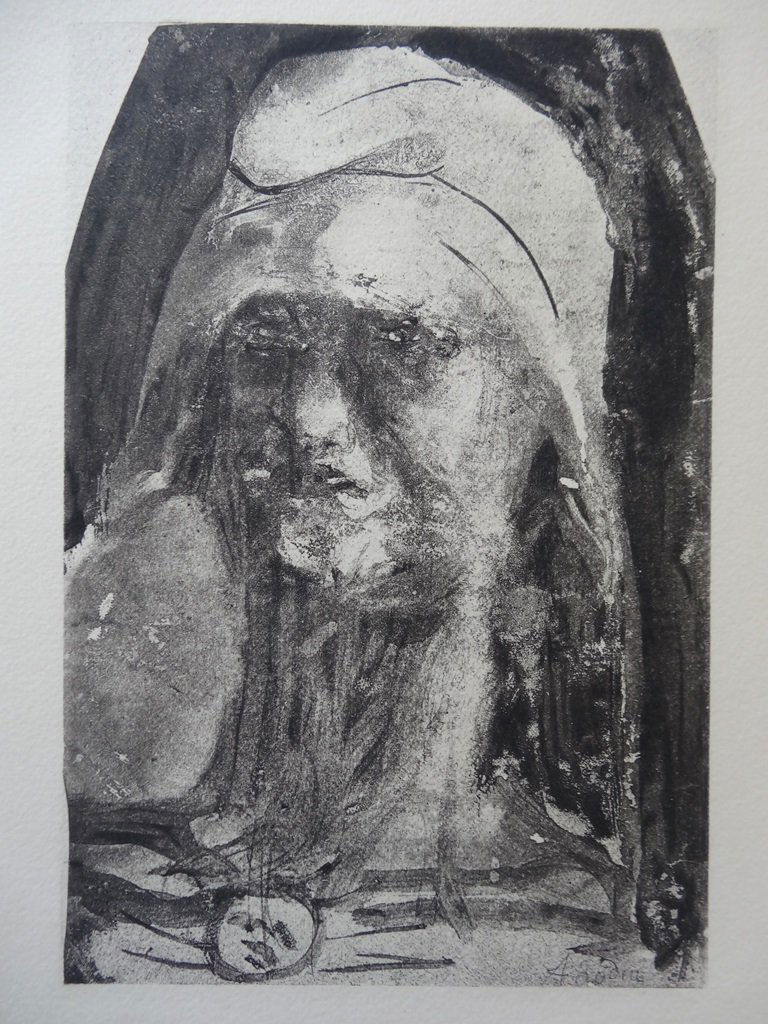 RODIN Auguste : Face of Liberty - SIGNED ETCHING 1897: TITLE : Face of Liberty MEDIUM : Etching SIGNATURE : Plate signed YEAR : 1897 PAPER : Vellum SIZE : 13 x 10" INFORMATIONS : This etching is part of the