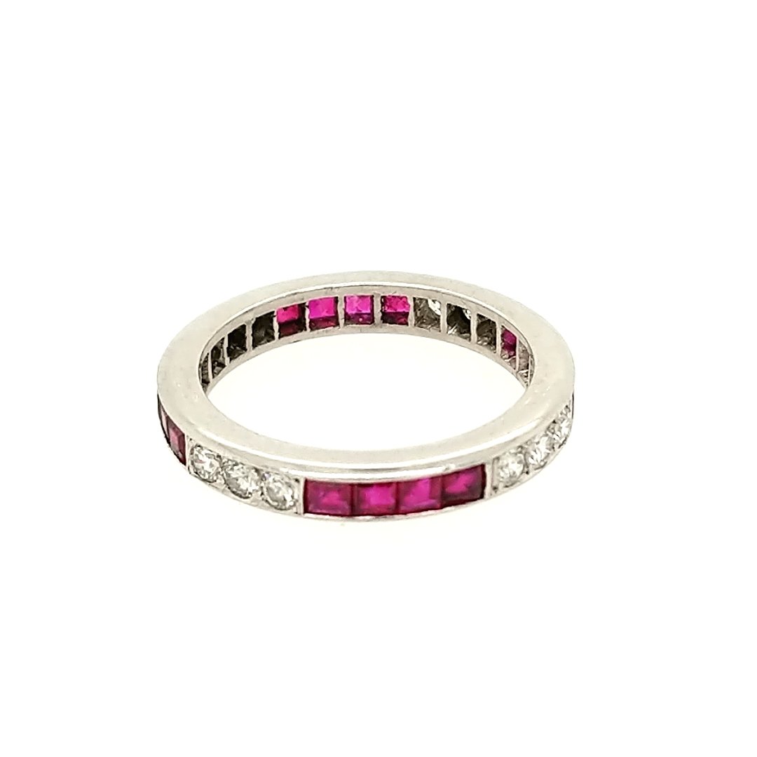 A Ruby & Diamond Eternity Band (1 of 2)