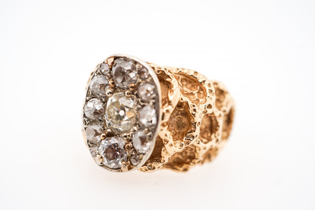 14k Yellow Gold Nugget Ring (1 of 5)