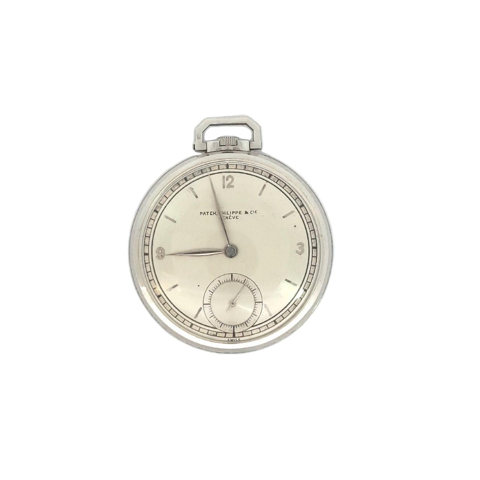 Vintage Patek Philippe & Cie Geneve Pocket Watch With Sub-dial (1 of 8)