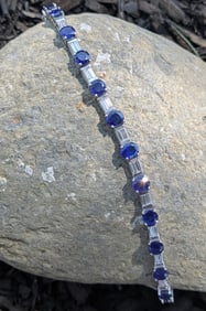 Sapphire and Diamond Bracelet