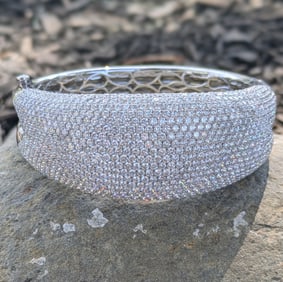 30 Carat Diamond Cuff Bracelet