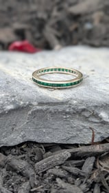 Tsavorite Eternity Band