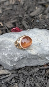 Vintage Cabochon Tiger Eye Ring