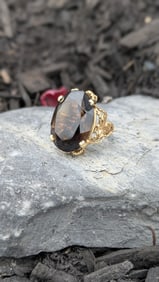 Smokey Quartz Cocktail Ring