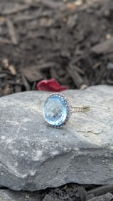 Blue Stone Fashion Ring