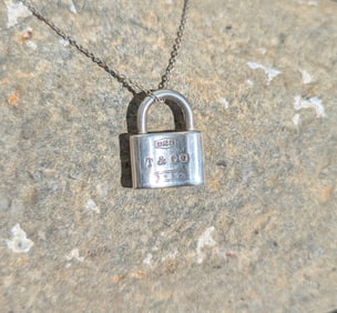 Tiffany & Co. 1837 Padlock Charm Pendant