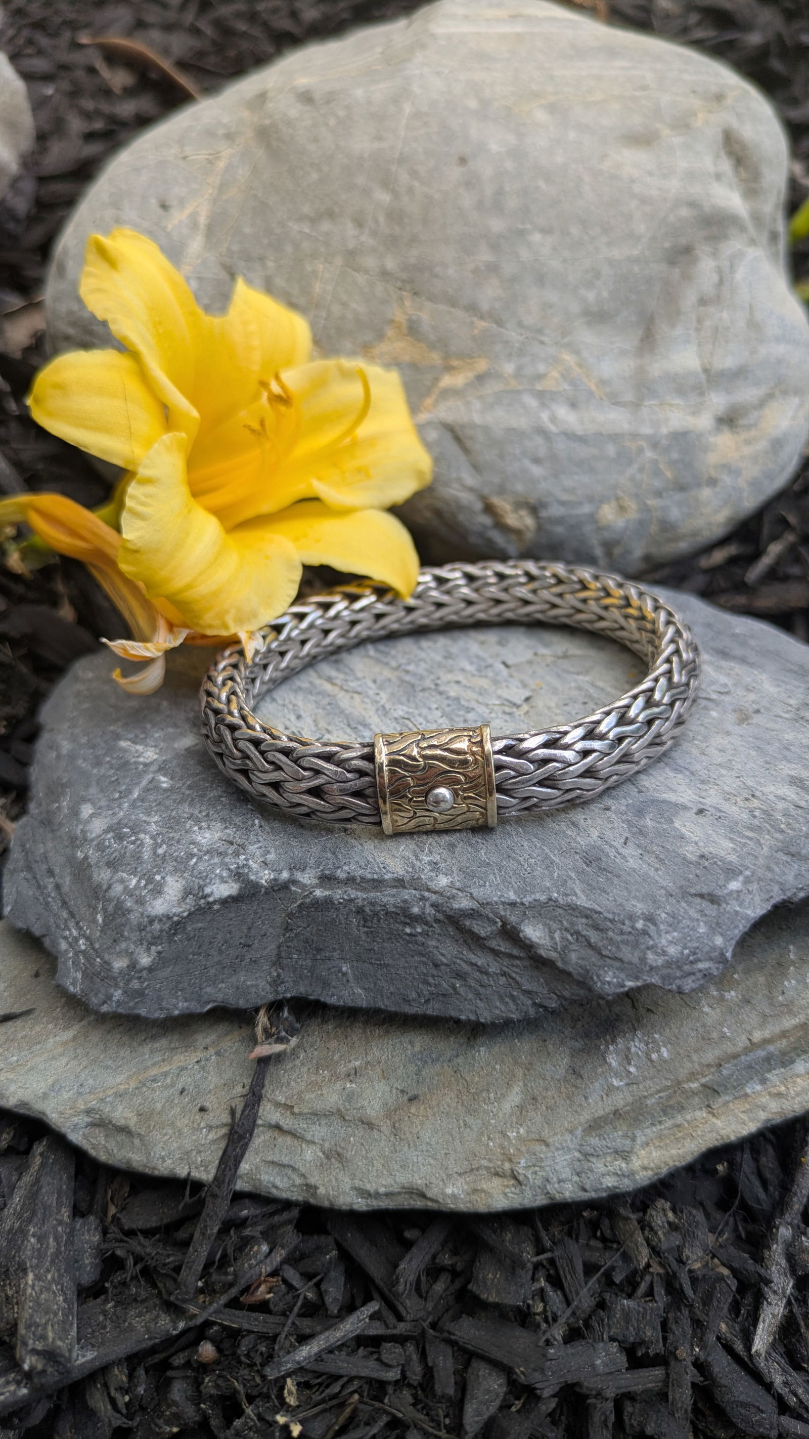 John Hardy Sterling Silver 10mm Bracelet (1 of 5)