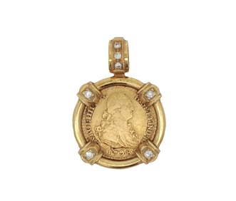 Spanish Coin Pendant