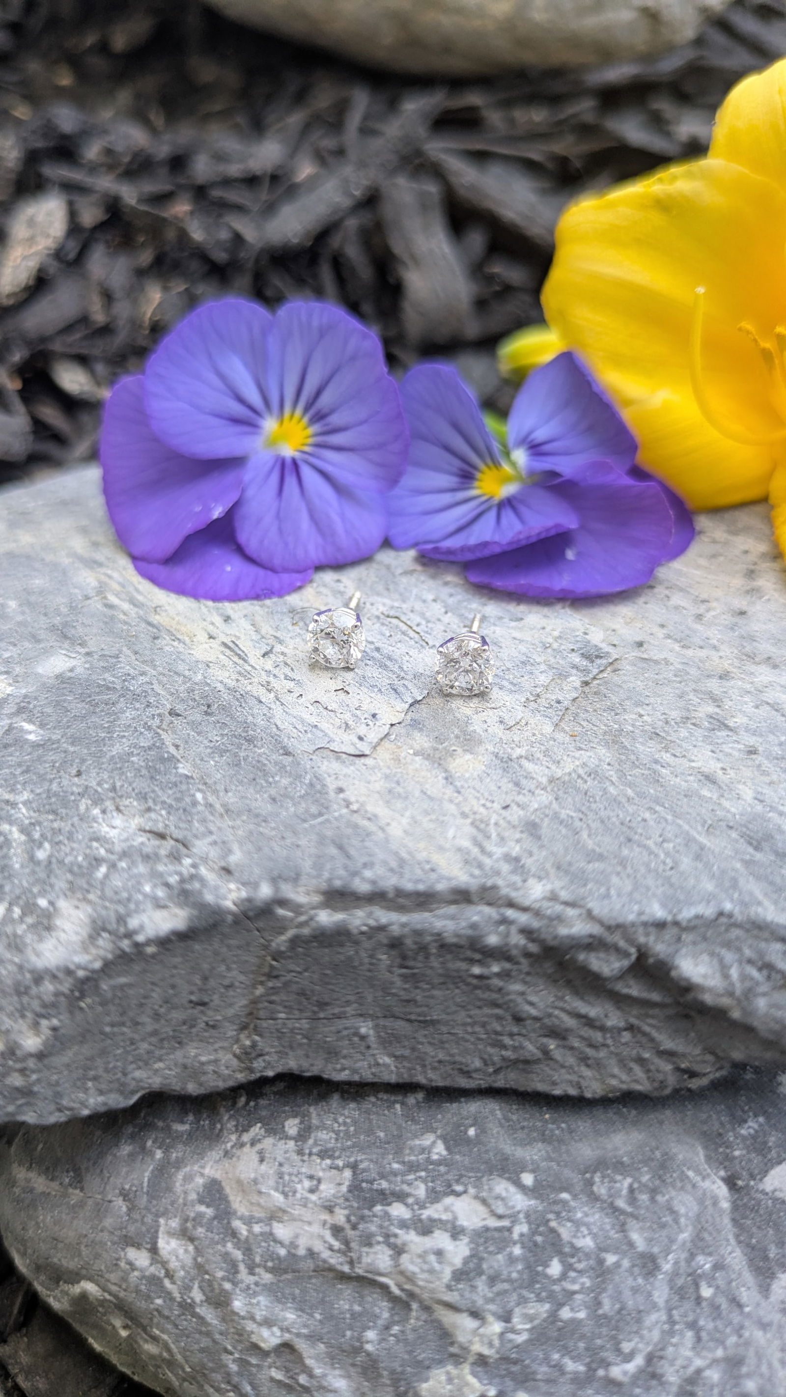 Diamond Stud Earrings (1 of 5)