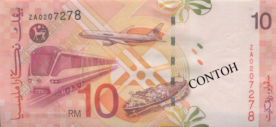 MY, 9th series,  RM 10, replacement (1 of 1)