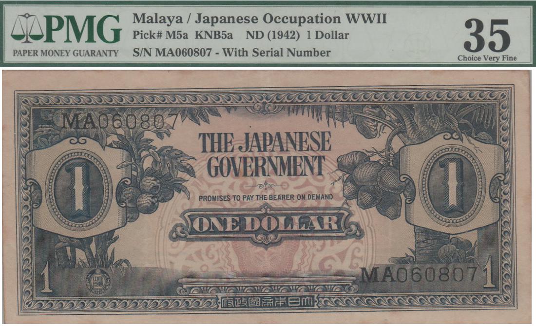 Japanese Occupation Notes (1 of 1)