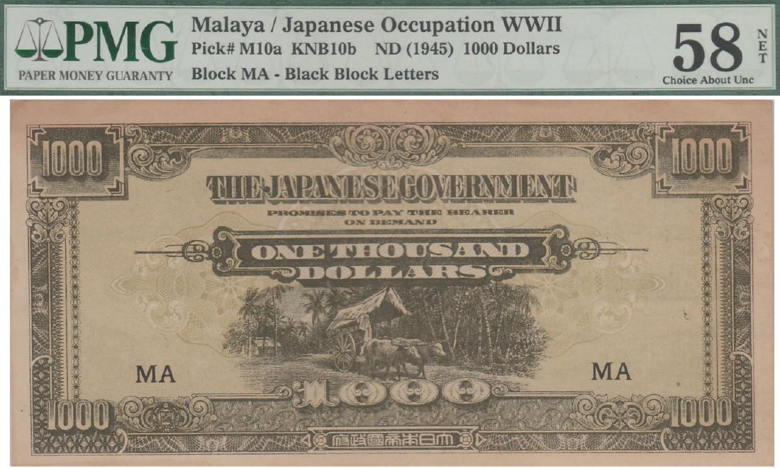 Japanese Occupation Notes (1 of 1)