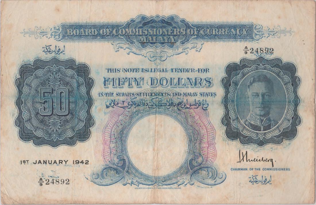 Malaya Banknote(s) (1 of 1)