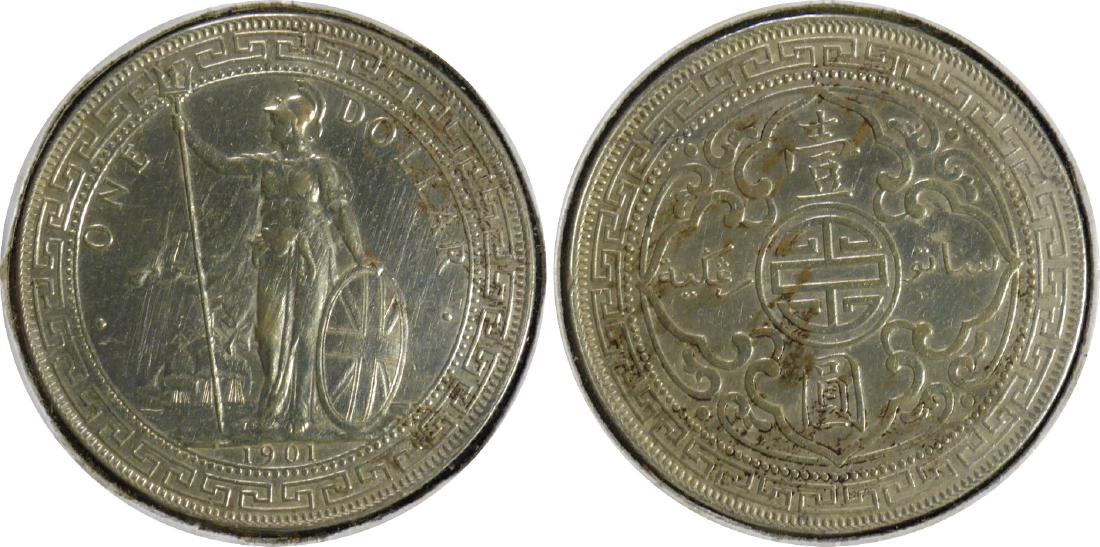 Great Britain, Silver Trade Dollar (1 of 1)