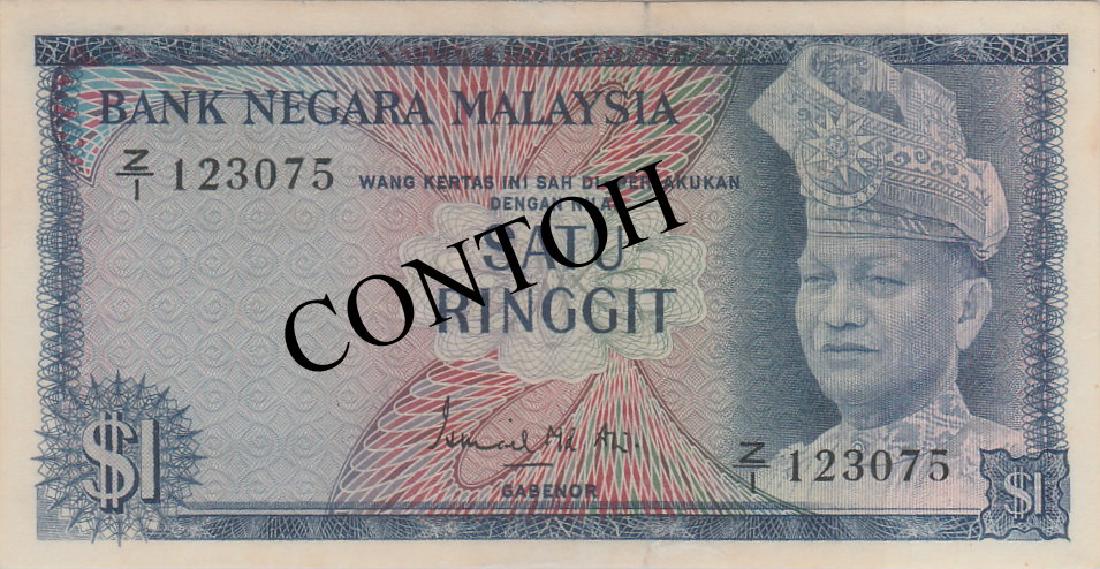 Malaysia, 1st series, Banknotes (1 of 1)